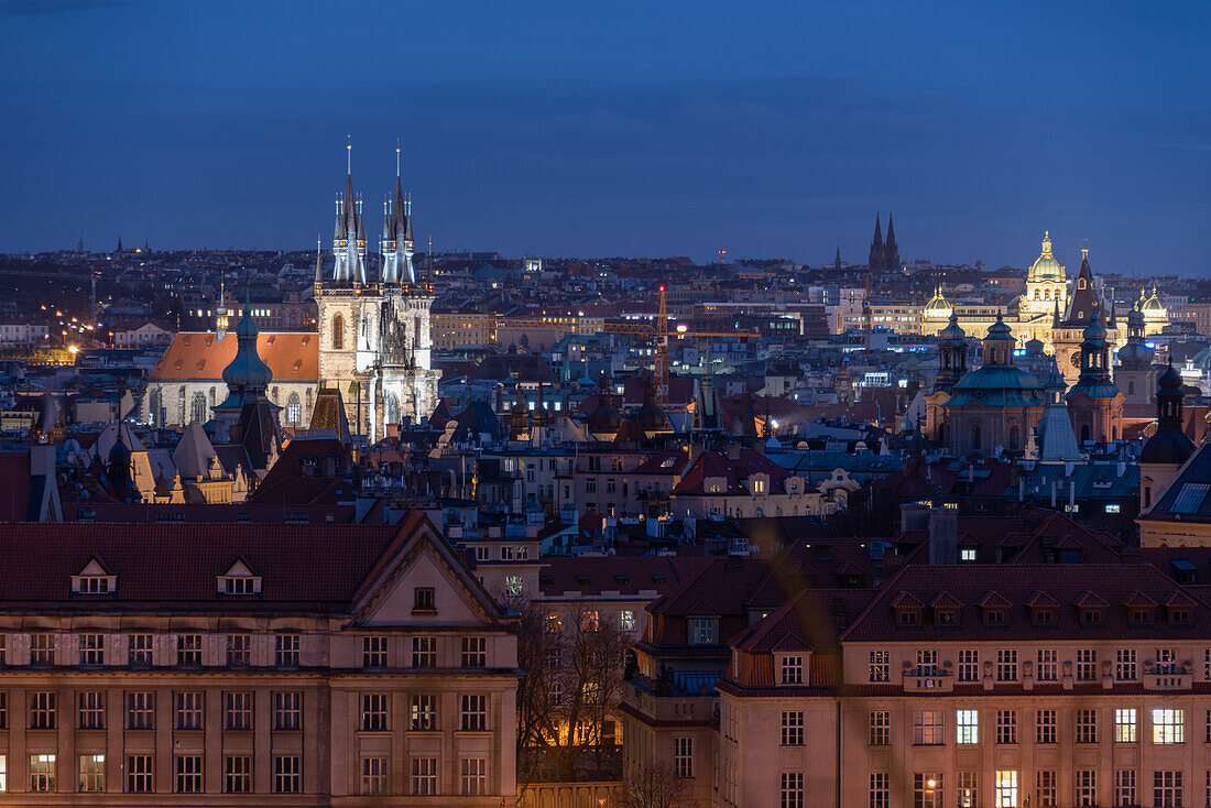 Tyn Church, Old Town, Prague, Czech Republic