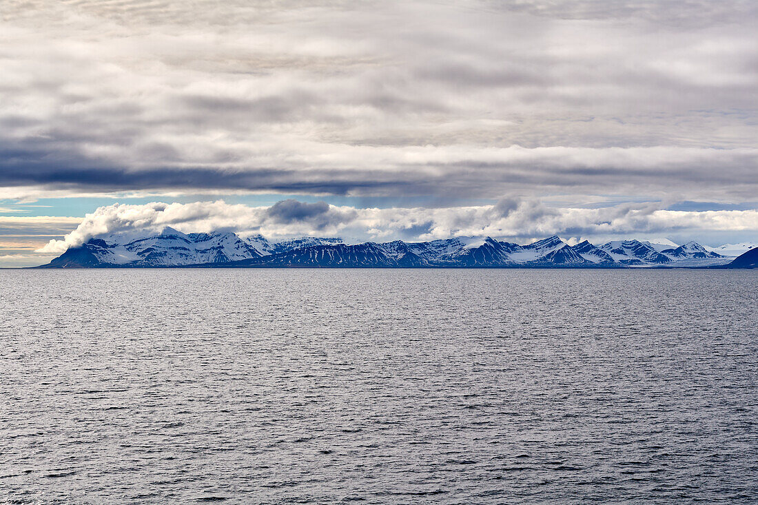 View from Isfjord on Svalbard, Norwegian Sea, Norway