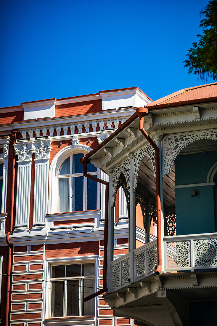 Architecture of Old Tbilisi's area - Kala, the oldest part of the capital city of Georgia