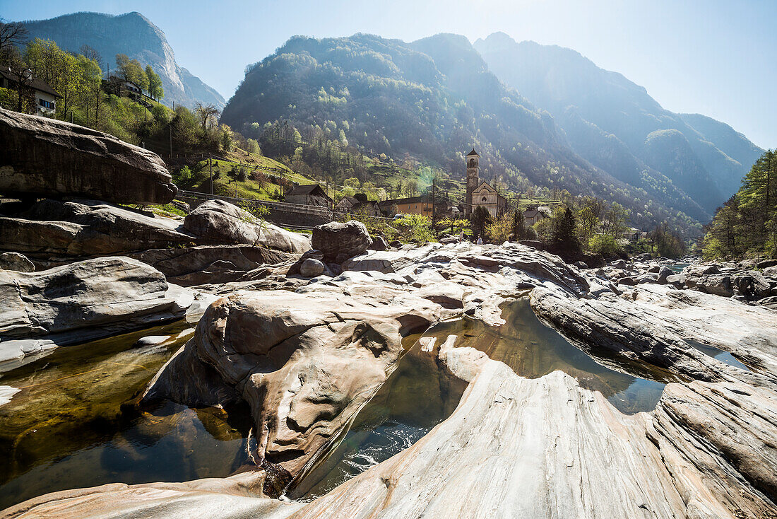 Lavertezzo, Verzasca Valley, Valle Verzasca, Canton Ticino, Switzerland