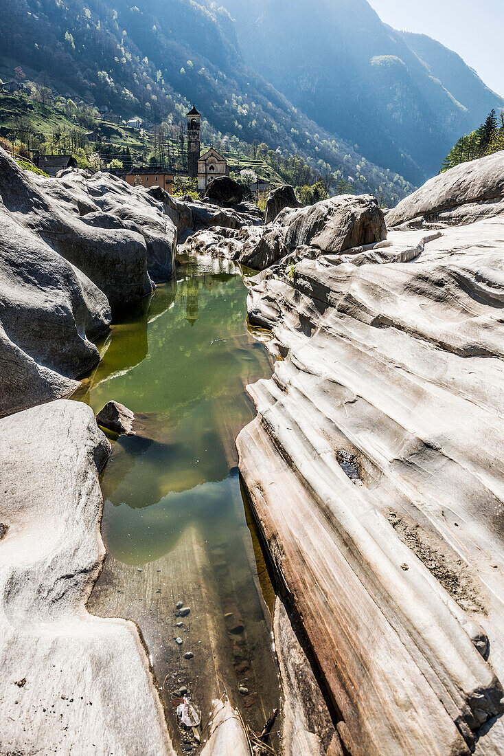 Lavertezzo, Verzasca Valley, Valle Verzasca, Canton Ticino, Switzerland