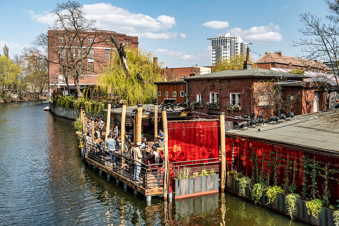 Club der Visionaere, reopening with a new platform in spring 2022, Spree Canal, Kreuzberg, Berlin