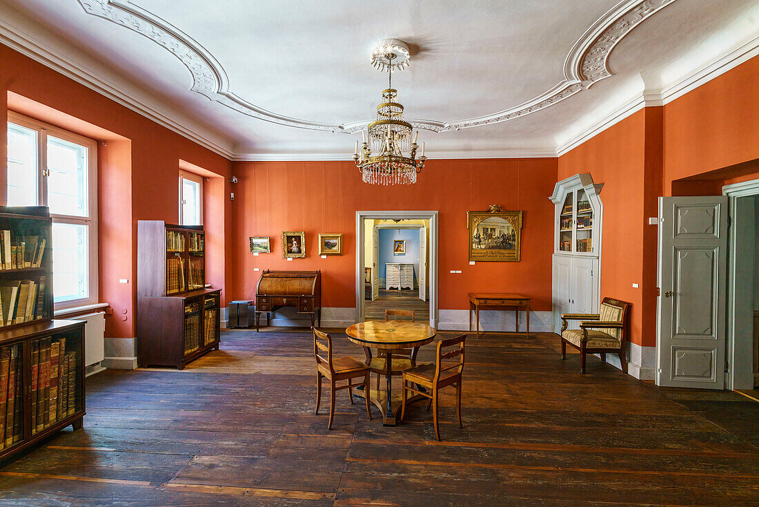Working and meeting room of the Upper Lusatia Society of Sciences, Goerlitz, Saxony, Upper Lusatia, Germany, Europe