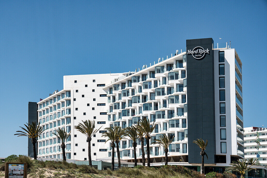 Hard Rock Hotel, Playa del Bossa, Eivissa, Balearic Islands, Spain, Europe