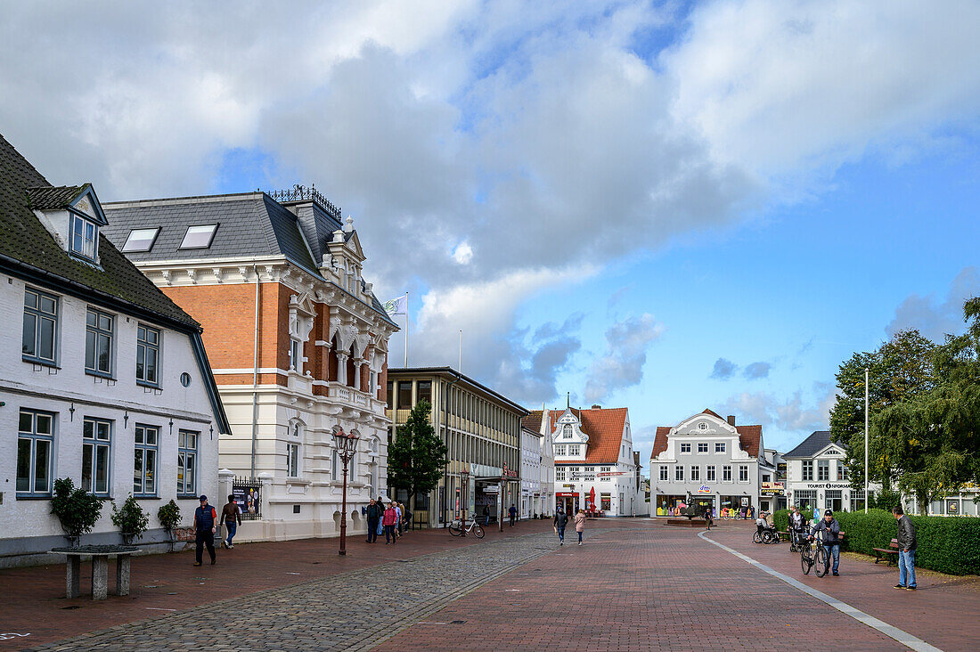 Heide Market Square, Heide, Dithmarschen, North Sea Coast, Schleswig Holstein, Germany, Europe