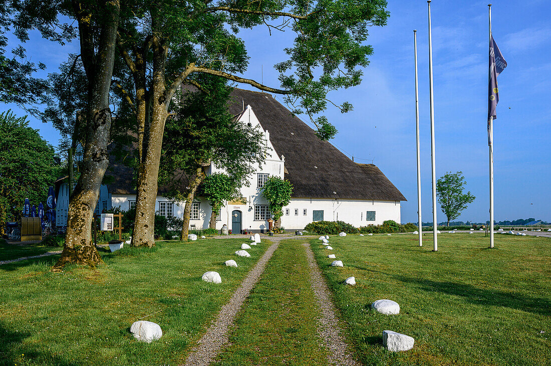 Roter Haubarg: Local, Husum, North Friesland, North Sea Coast, Schleswig Holstein, Germany, Europe