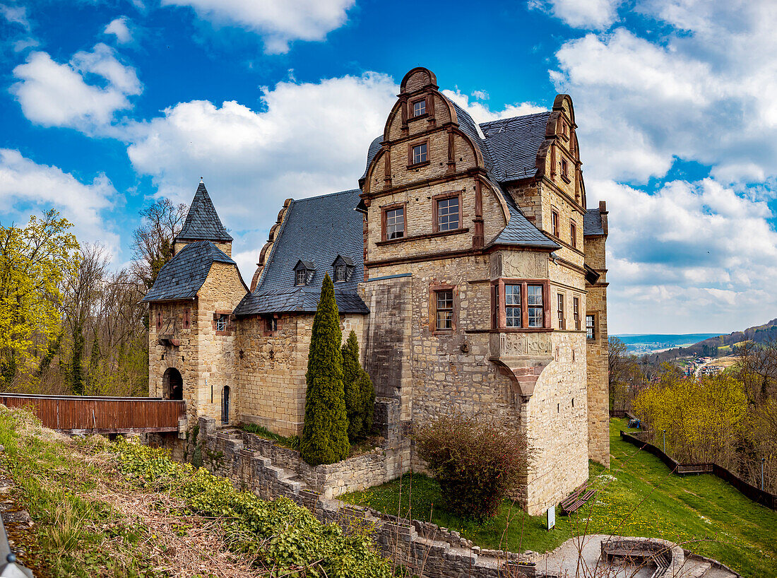 Oberschloss Kranichfeld, Thüringen, Deutschland