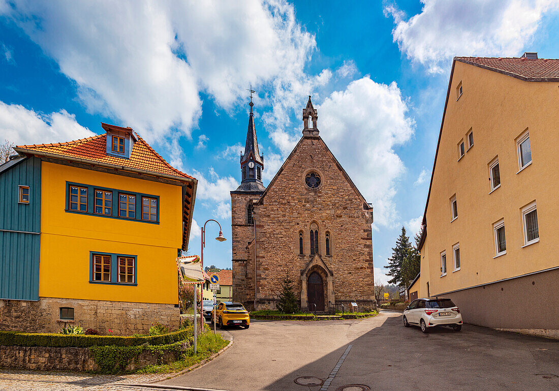 Ev.-luth. Kirche Kranichfeld, Thüringen, Deutschland