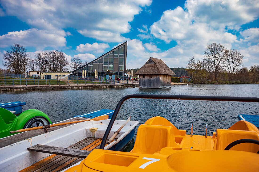 Hohenfelden reservoir near Kranichfeld, Thuringia, Germany