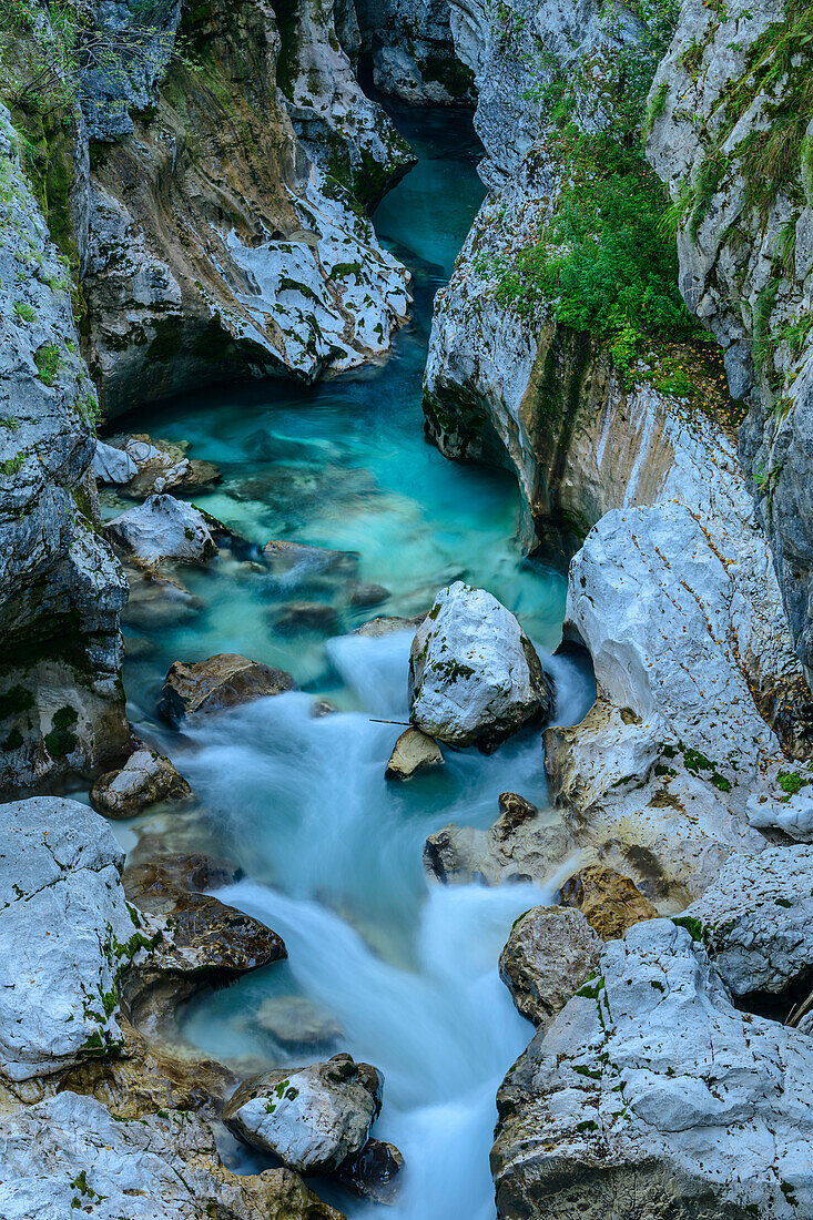 Soca-Canyon, Soca-Tal, Julische Alpen, Triglav Nationalpark, Slowenien