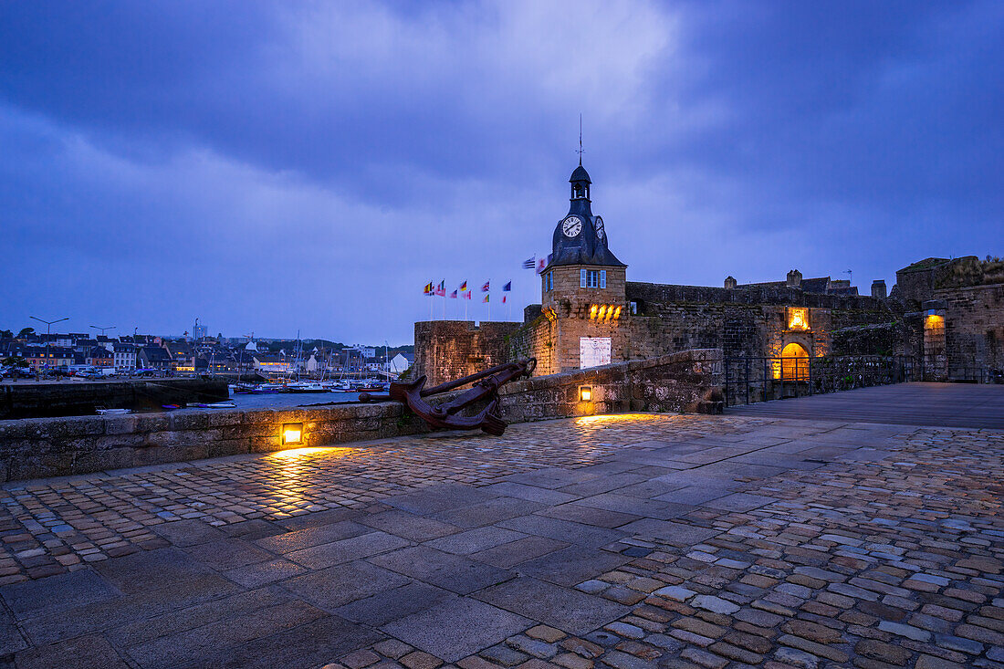 Blue Hour at the Ville Close, Concarneau, Brittany, France