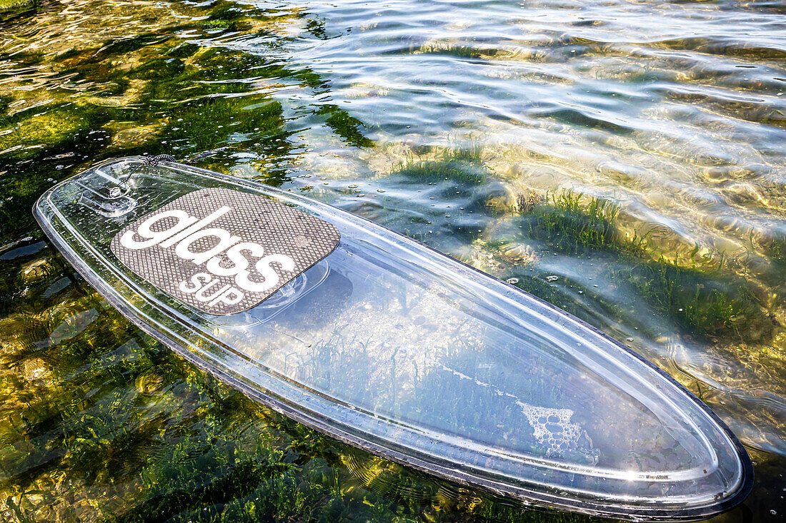 Glass Sup in the inland waters of Heiligenhafen