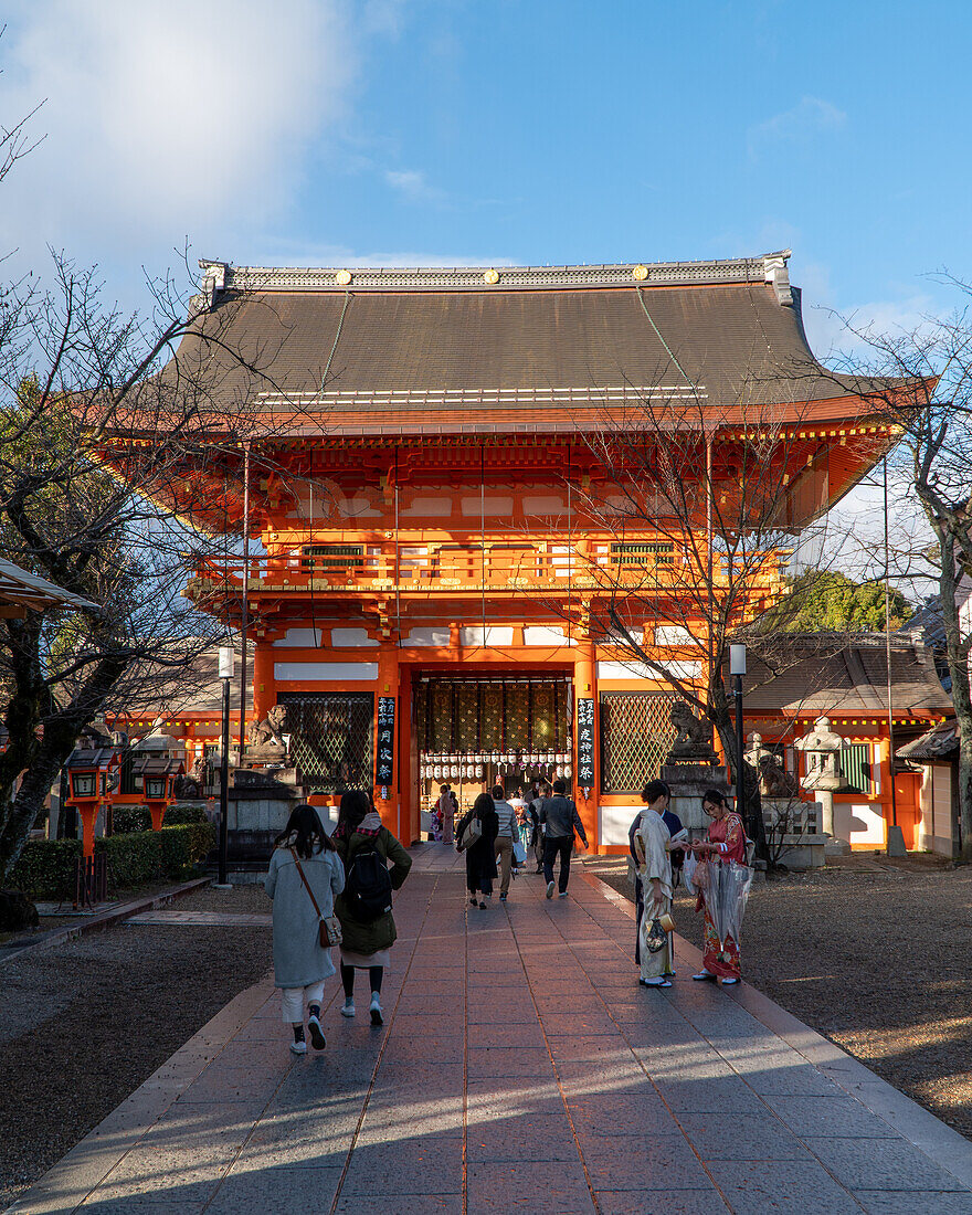 Tempelanlage im Stadtteil Higashiyama, Tokio, Japan, Asien
