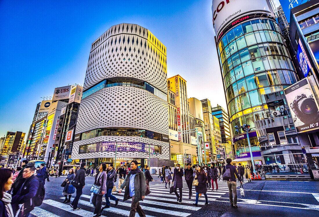 Japan, Tokyo City, Bezirk Ginza, Harumi Avenue.
