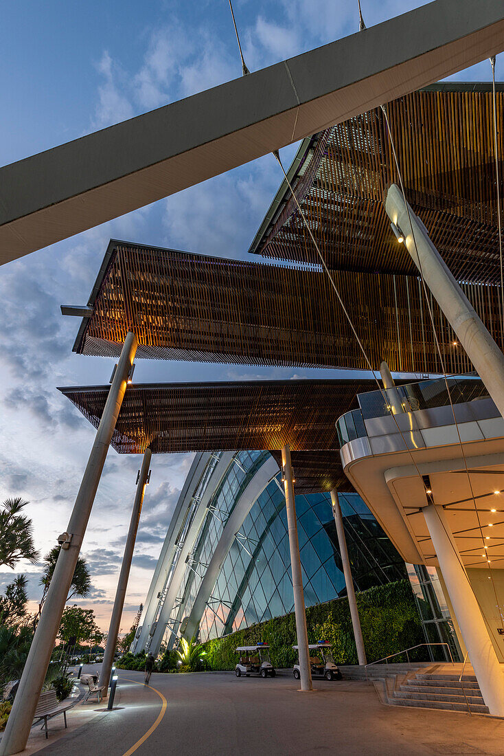 Wolkengarteneingang; Marina Bay-Gärten; Singapur