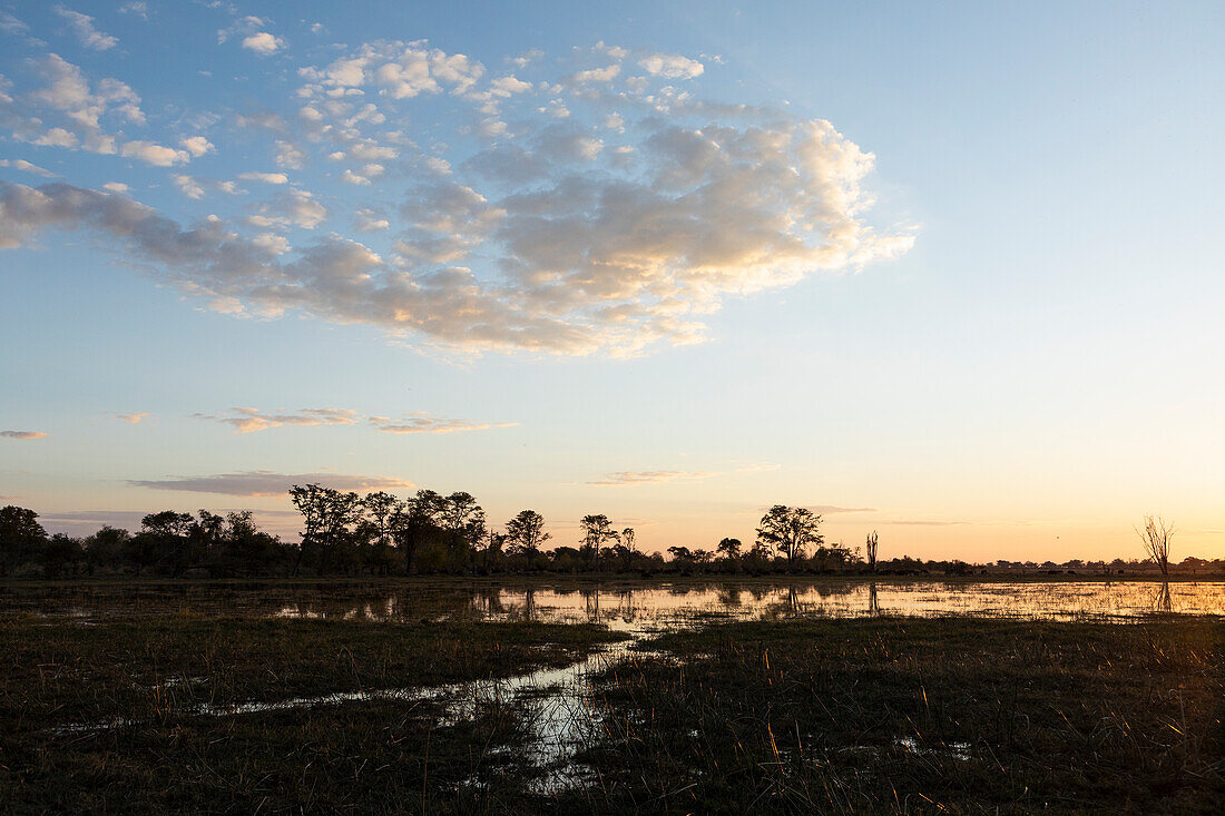 Sunset, Okavango Delta, Botswana