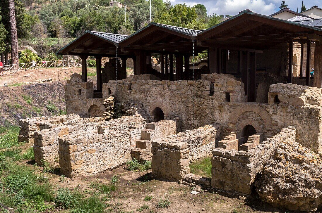 Villa Romana del Casale, Piazza Armerina, Sizilien, Italien.