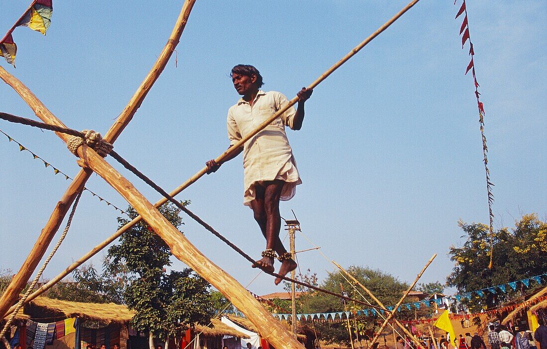 Seiltänzer (Indien).