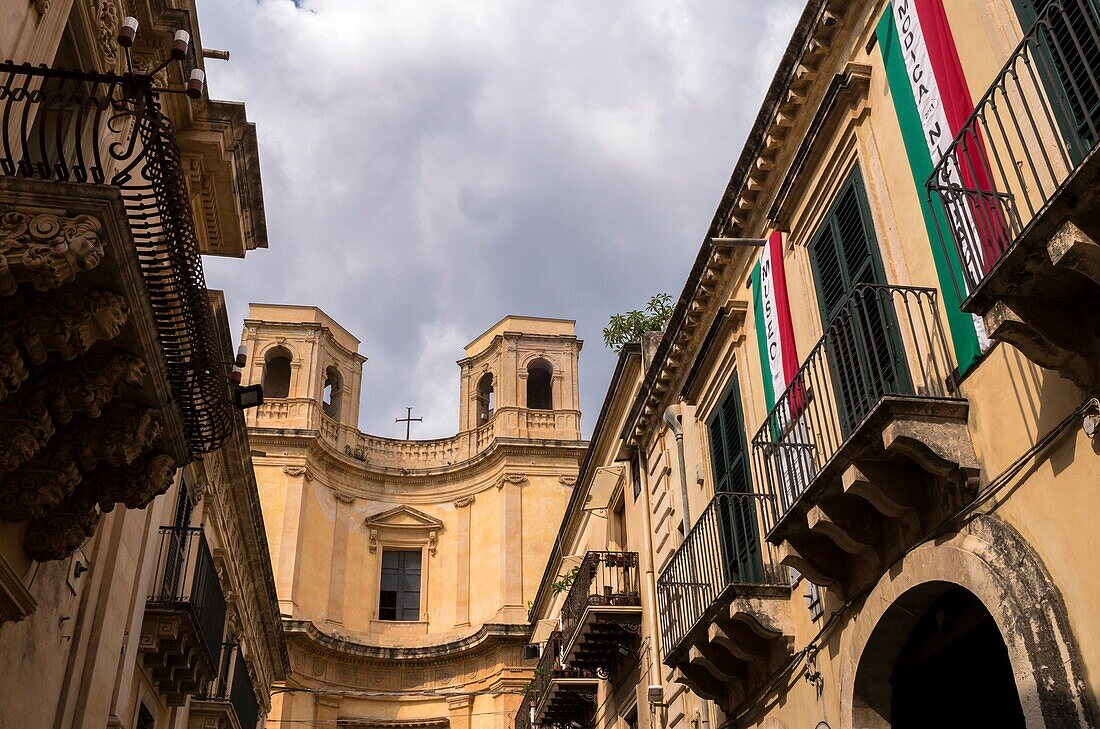 Church of Ðœontevergini,Noto,Siracusa,Sicily,Italy.