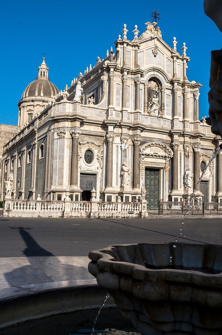 Kathedrale Saint Agathe, Catania, Sizilien, Italien.