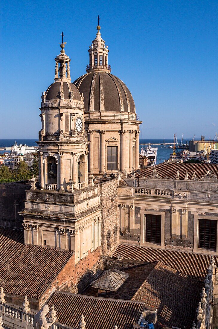 Kathedrale Saint Agathe, Catania, Sizilien, Italien.