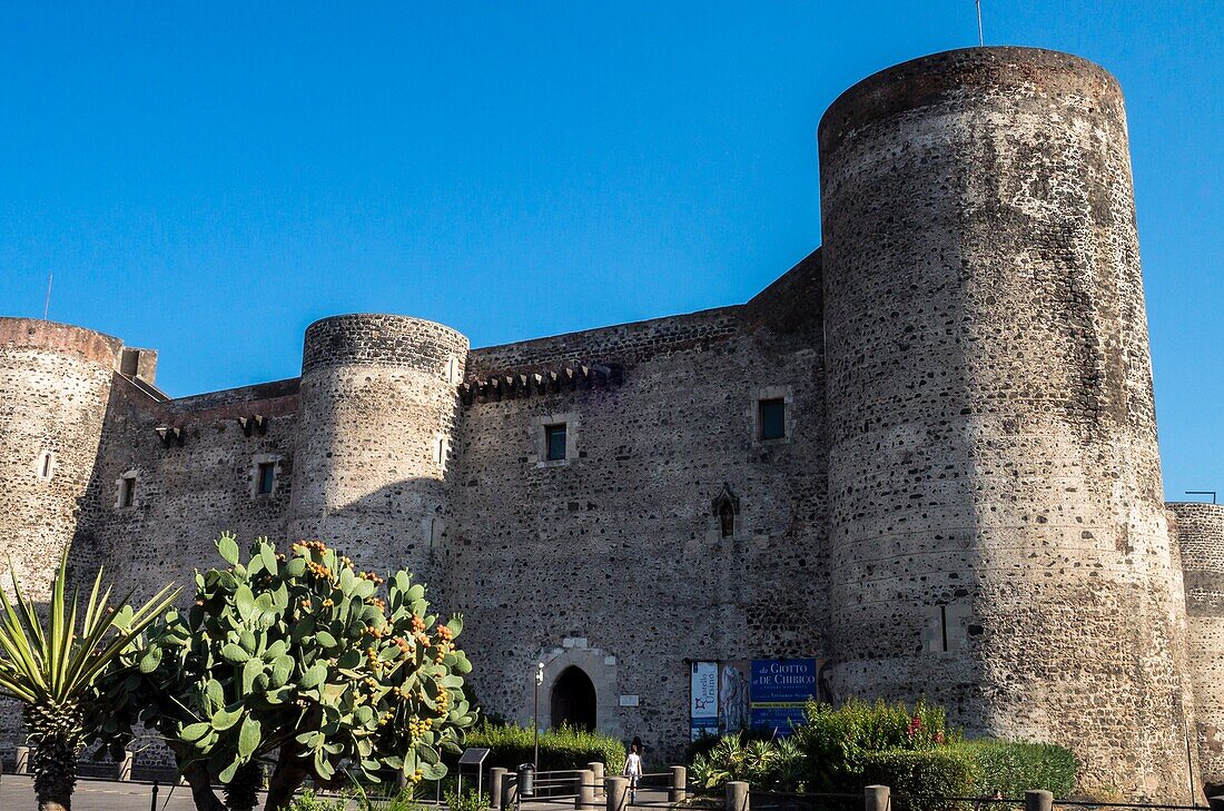 Castello Ursino, Catania, Sizilien, Italien.