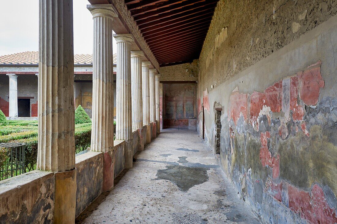 Naples Campania Italy. PompeiiA was an ancientA RomanA city near modernA NaplesA in theA CampaniaA region ofA Italy,in the territory of theA comuneA ofA Pompei.Pompeii is aA UNESCOA World Heritage SiteA status and is one of the most popular tourist attractions in Italy.