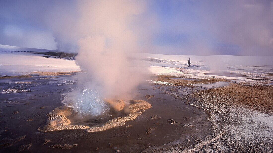 Geothermal Hot Springs,Hveravellir,Iceland.