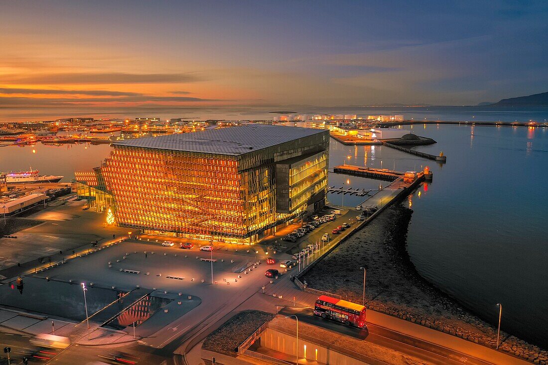 Harpa Concert and Convention Center,Reykjavik,Iceland.