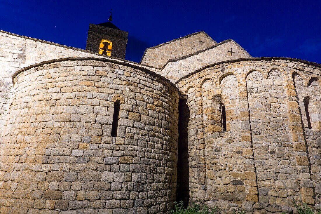 San Felix church in Barruera village Bohi valley Lleida Catalunya Spain.