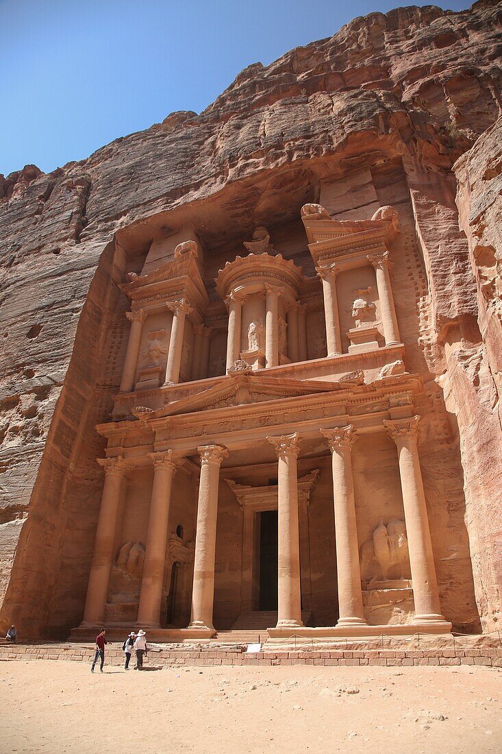 Die Schatzkammer, Petra, Jordanien.