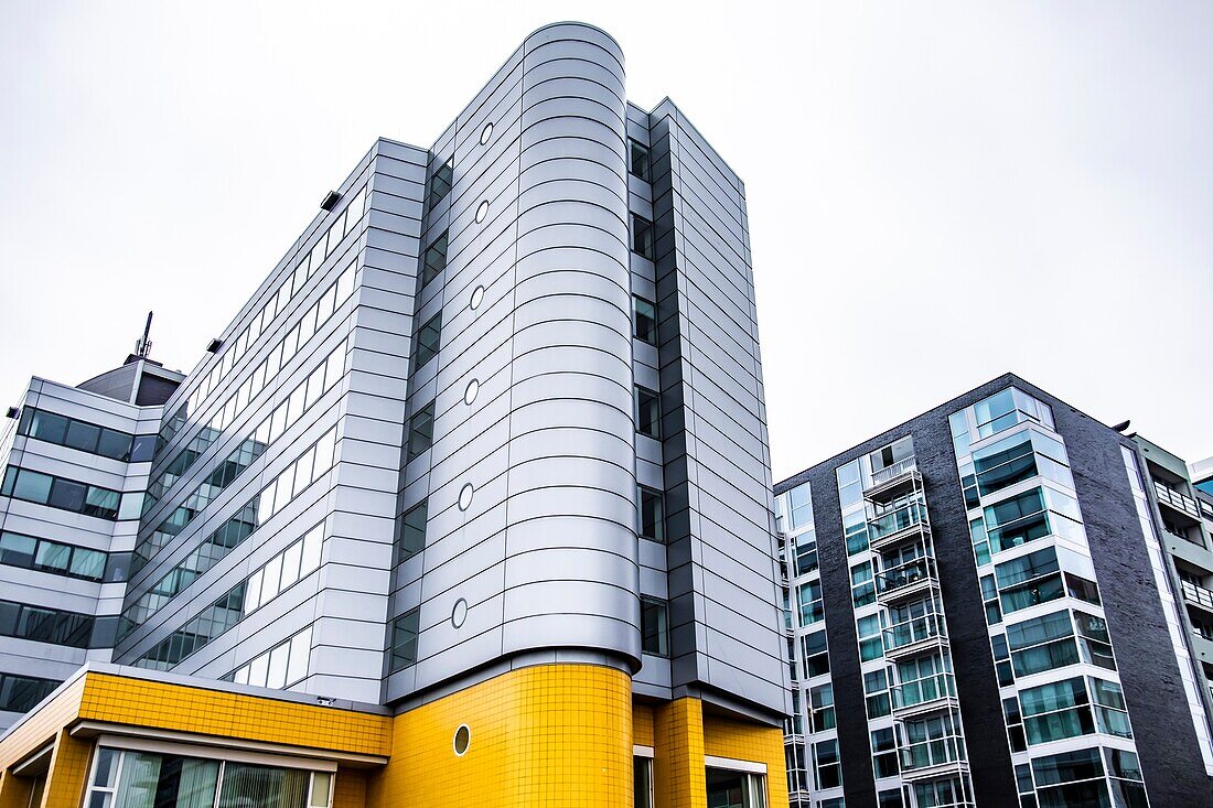 Modern architecture in Eindhoven,The Netherlands,Europe.