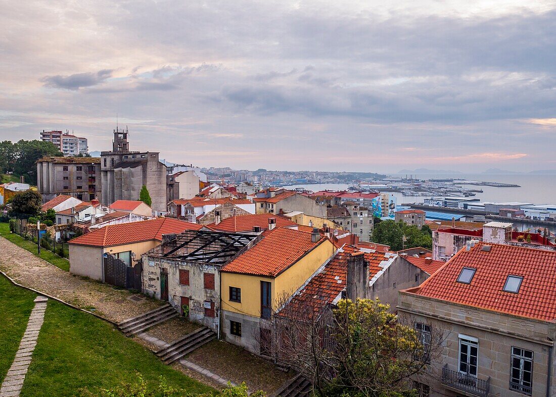 Ria von Vigo. Pontevedra. Galicien. Spanien.