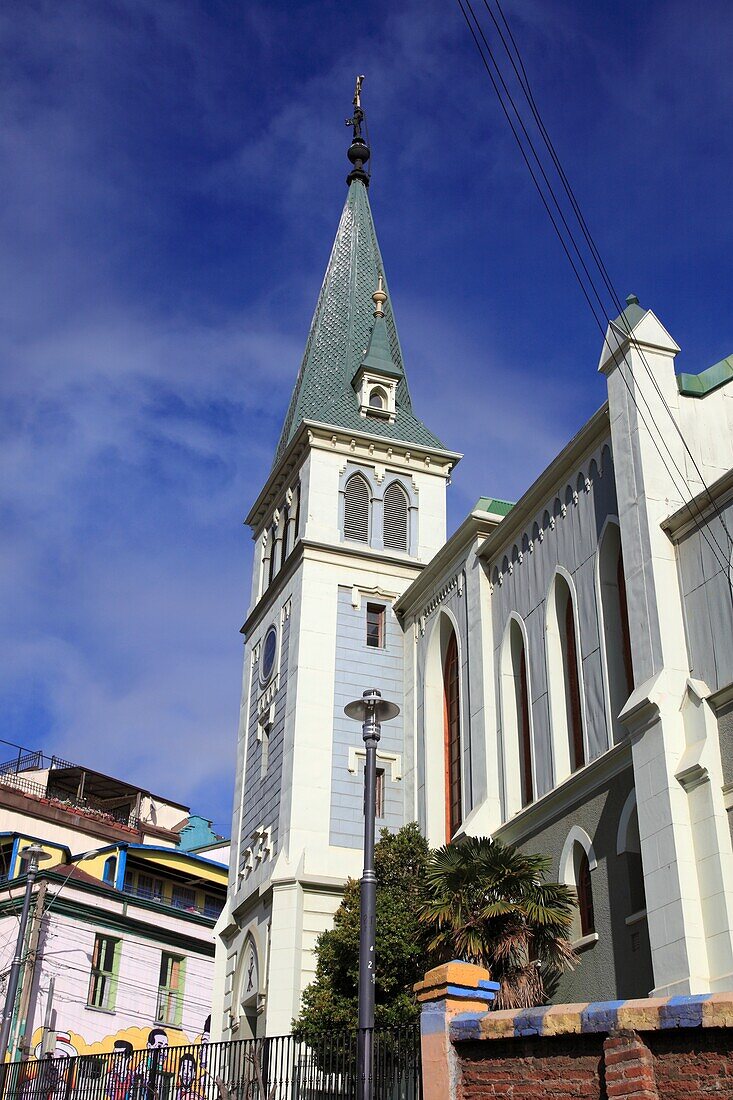 Chile, Valparaiso, lutherische Kirche.