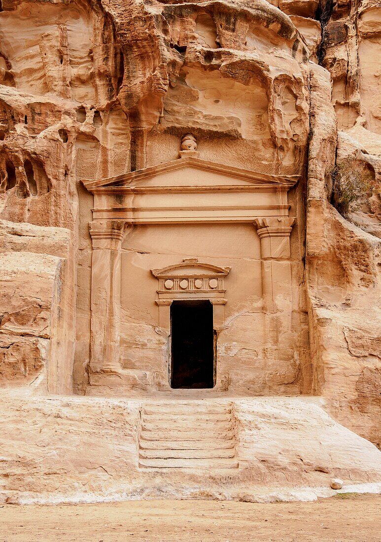 Little Petra, Siq al-Barid, Gouvernement Ma'an, Jordanien.