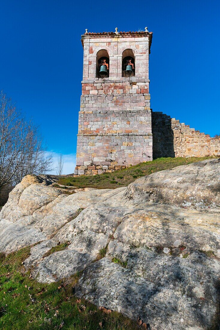 Iglesia Rupestre de los Santos Justo y Pastor,Olleros de Pisuerga,Montana Palentina,Palencia,Castilla y Leon,Spain,Europe.