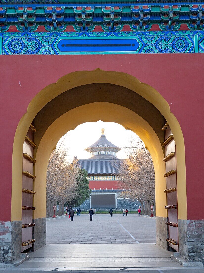 China, Peking, Tempel des Himmels.