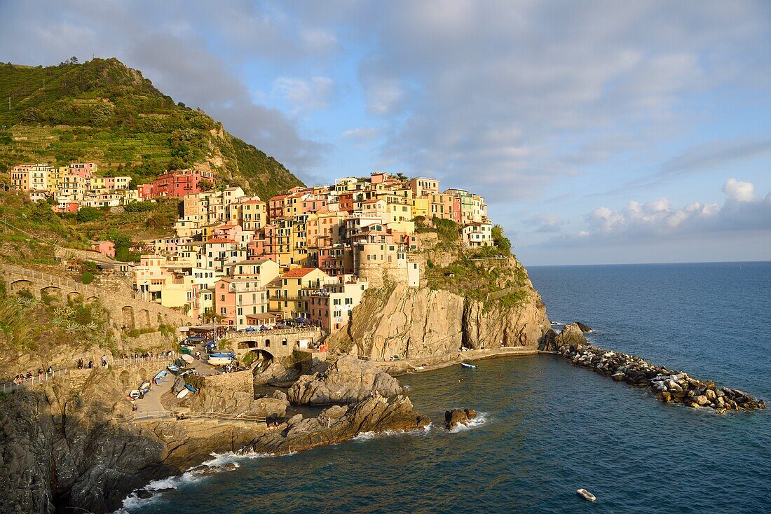 Italy,Liguria,Cinque Terre National Park,World Heritage Site,Manarola.