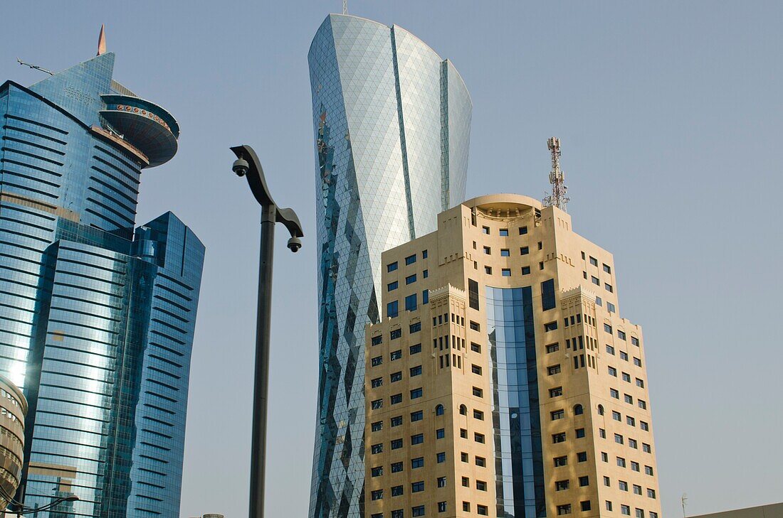 Wolkenkratzer, Doha, Katar.
