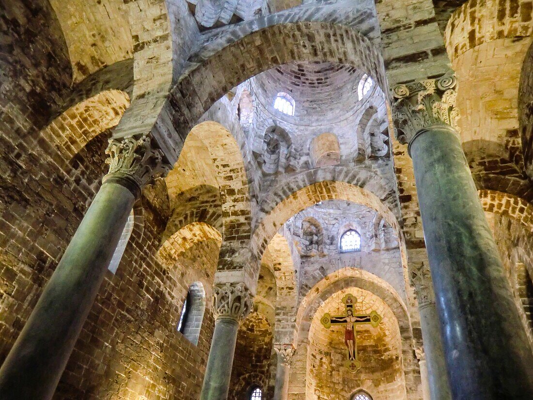 PALERMO Chiesa di San Cataldo in Palermo,Sicily,Italy.