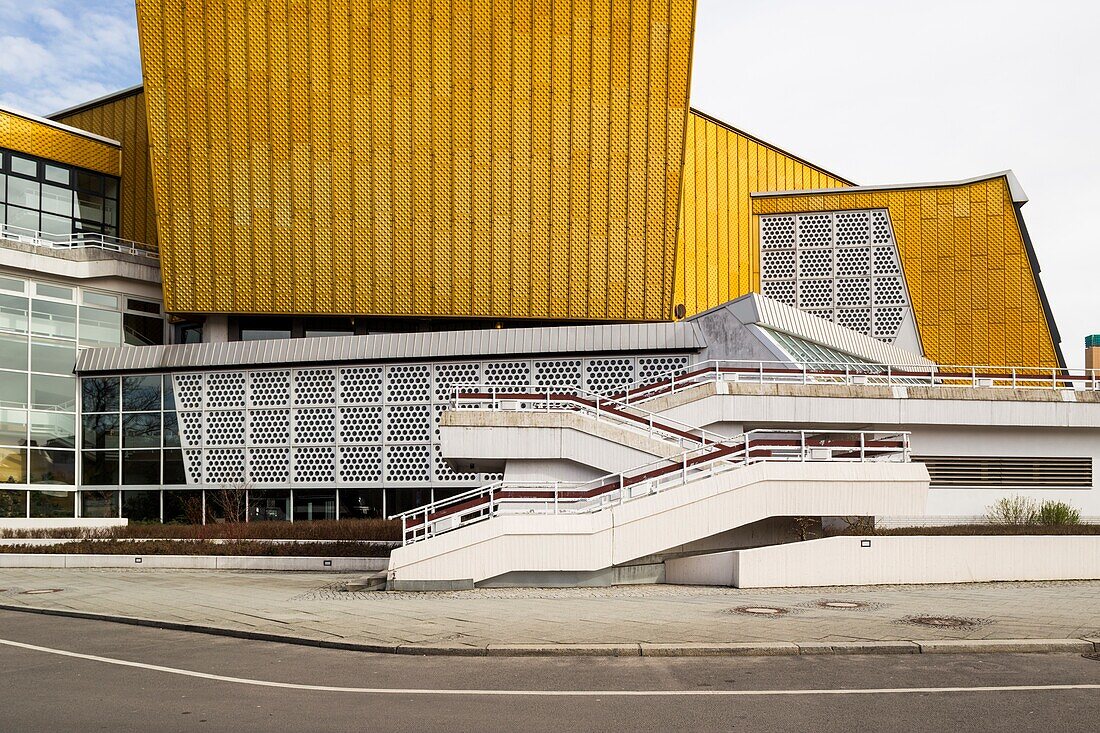 A view of the Berliner Philarmonie in Berlin,Germany.