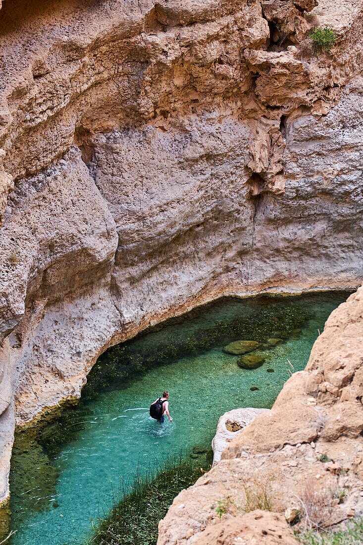 Sultanat Oman, Gouvernement Ash Sharqiyah, Wadi Ash Shab.