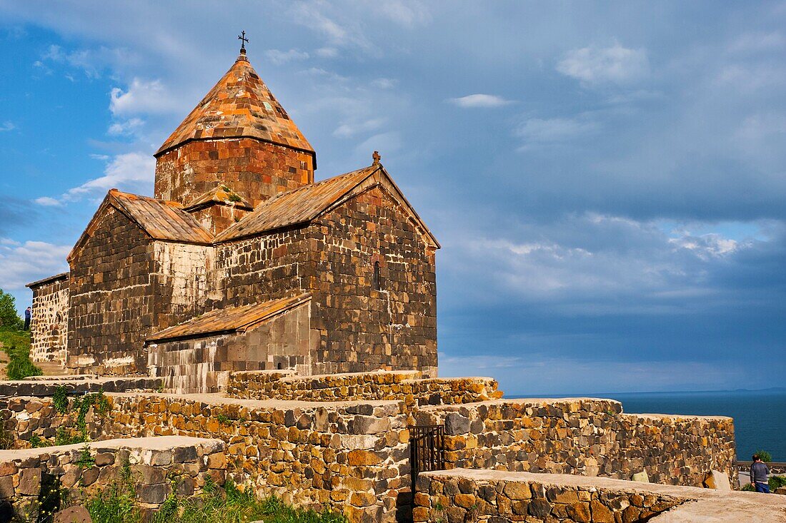 Armenien, Provinz Gegharkunik, Sevan-See, Sevanavank-Kirche.