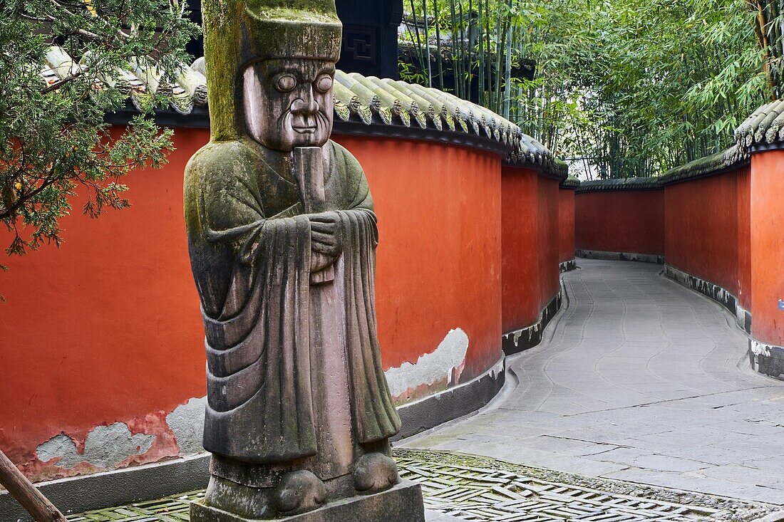 China, Provinz Sichuan, Chengdu, Wuhou-Tempel.