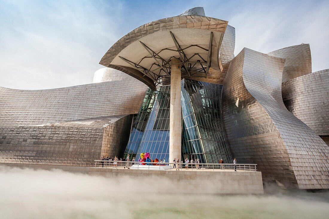 Guggenheim-Museum, Bilbao, Spanien.