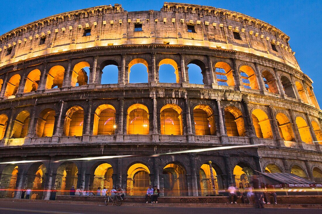 Kolosseum, Flavianisches Amphitheater, Rom, Latium, Italien, Europa.