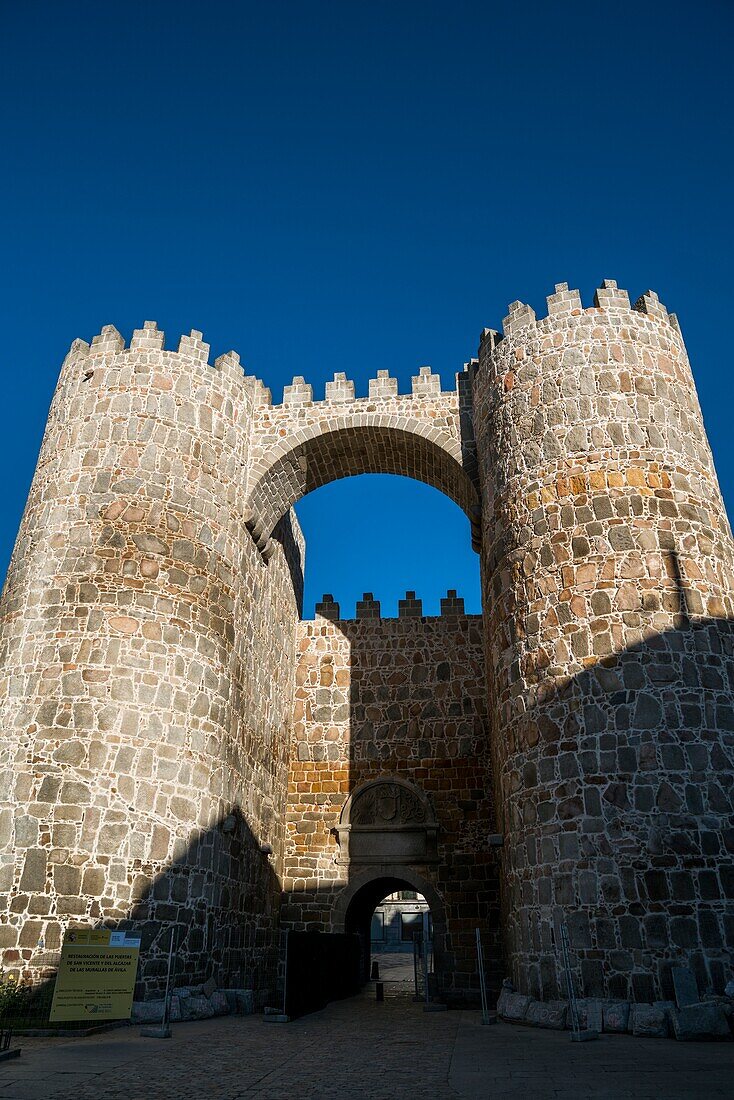 City walls of Ãvila,Castile and Leon,Spain.