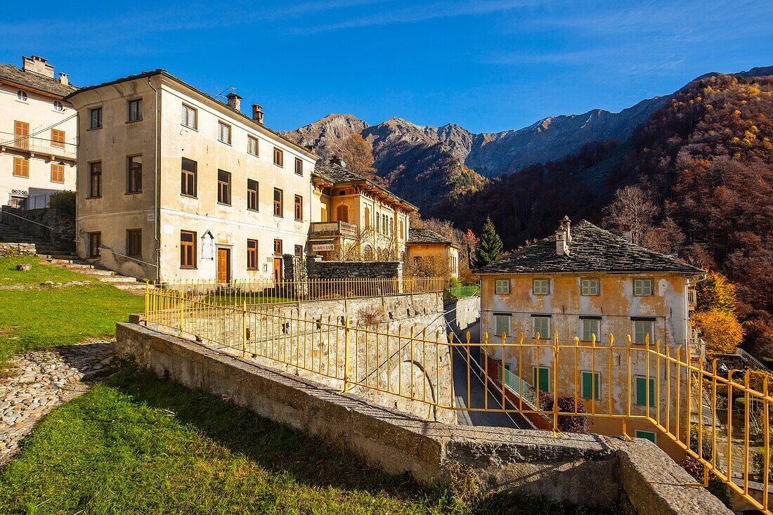 Montesinaro, Weiler Piedicavallo, Val di Cervo, Piemont, Italien, Europa