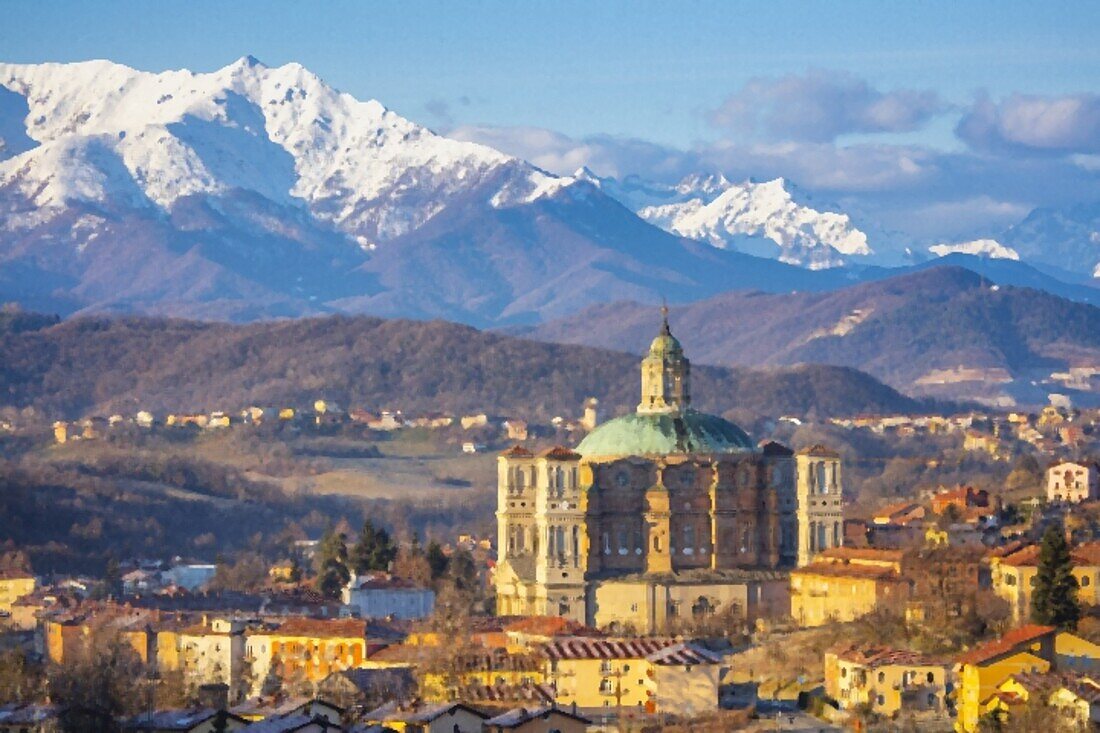 Sanctuary of Vicoforte, Vicoforte, Cuneo, Piemonte, Italy, Europe