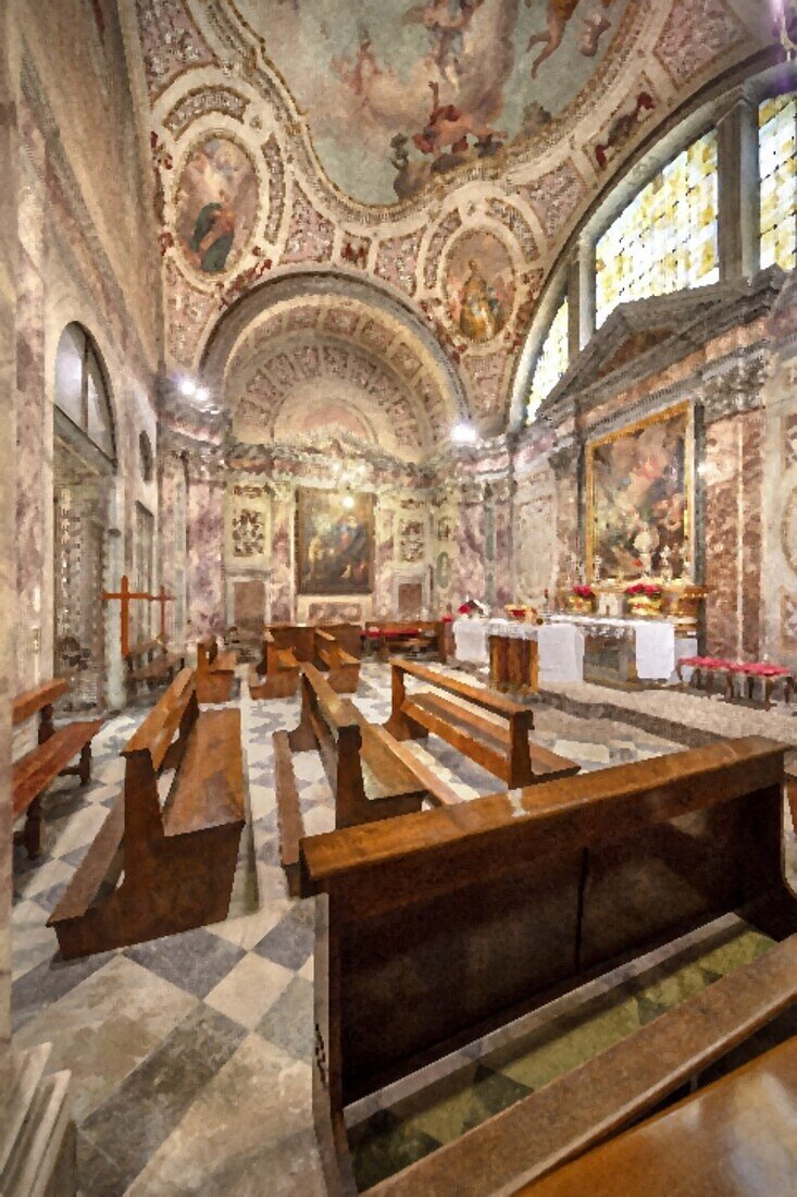 Sanctuary of Vicoforte, Vicoforte, Cuneo, Piemonte, Italy, Europe
